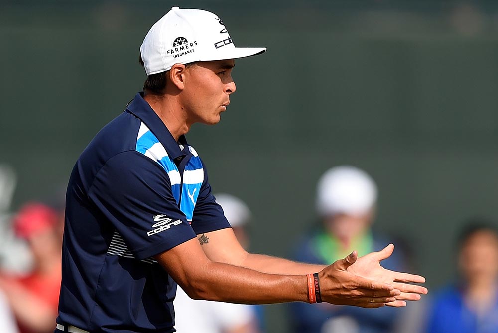 "These decisions are left up to officials," said Rickie Fowler