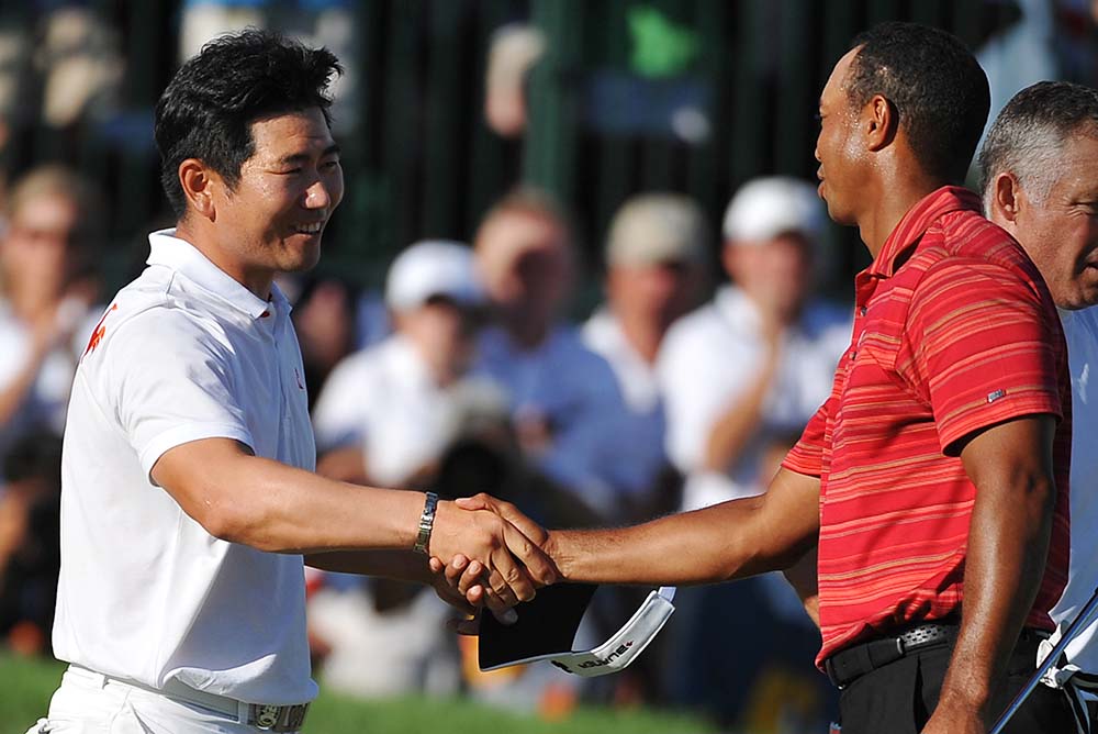 Y.E. Yang beat all odds by trumping Tiger Woods at the PGA Championship in 2009