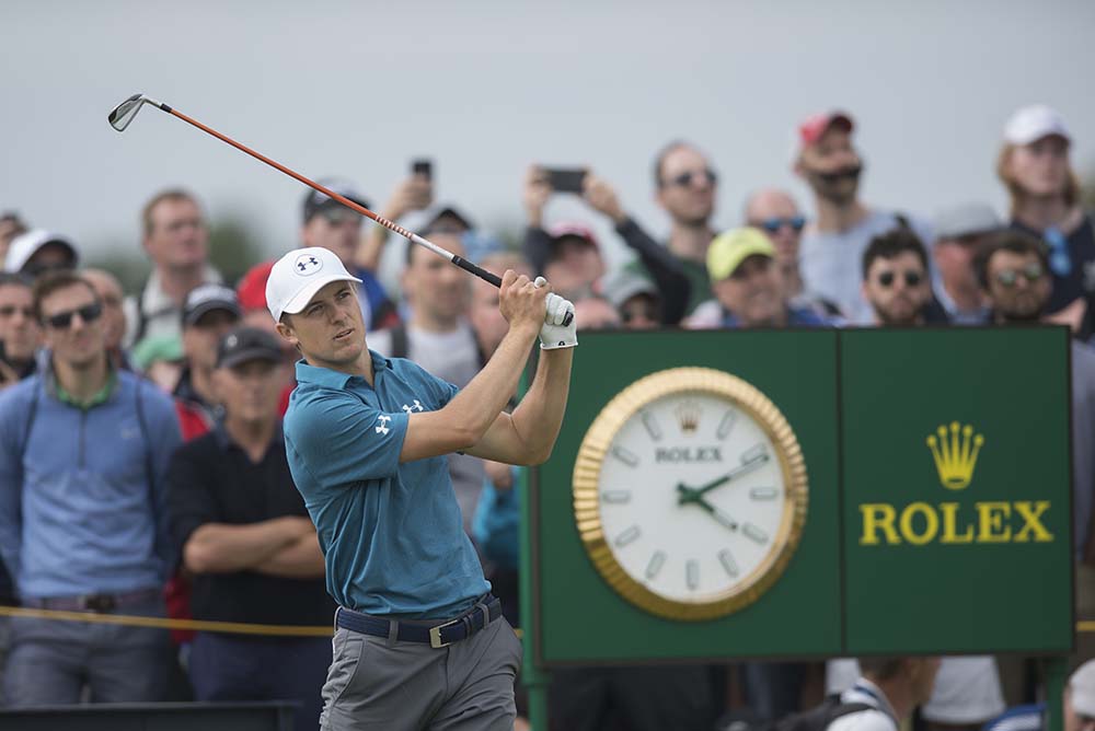 Jordan Spieth was 5-under for a four-hole stretch from 14th to 17th in the final round