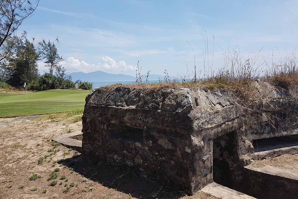 The reminisce of the Vietnam war can still be seen at the Da Nang Golf Club