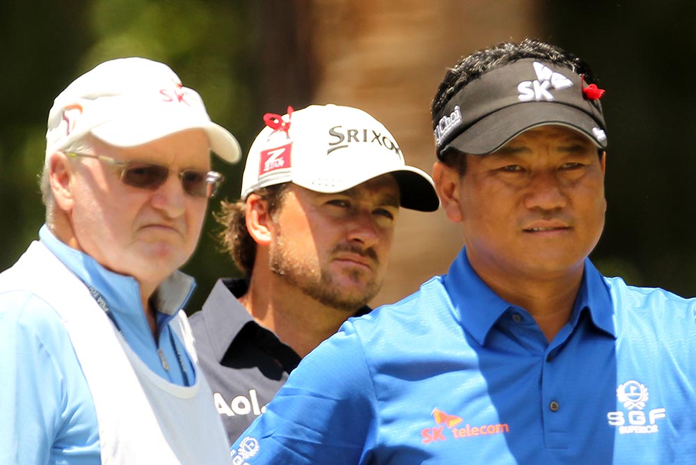 K.J. Choi (right) and Si Woo Kim remain the lone South Koreans to win THE PLAYERS