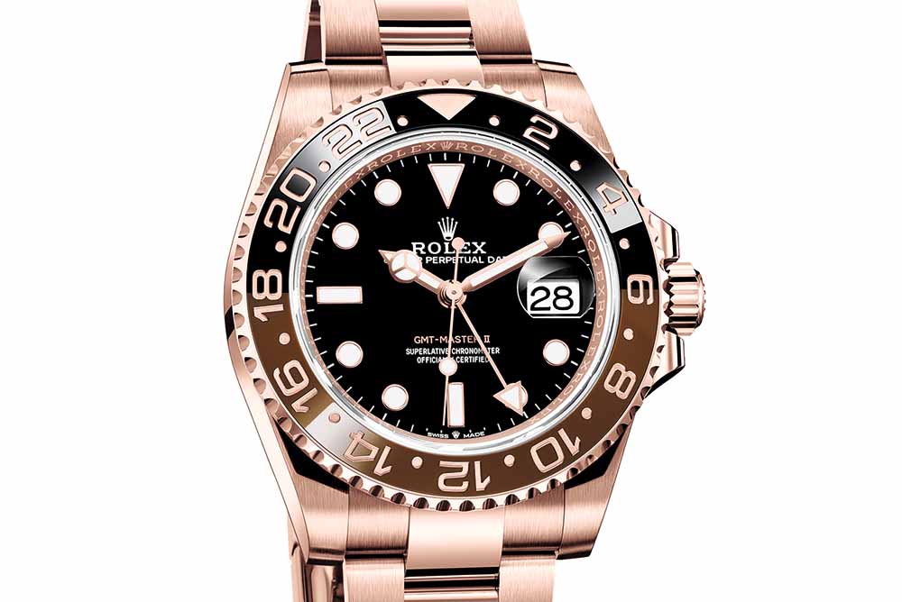 There is also a new 18 CT Everose Gold version for the new GMT-Master II