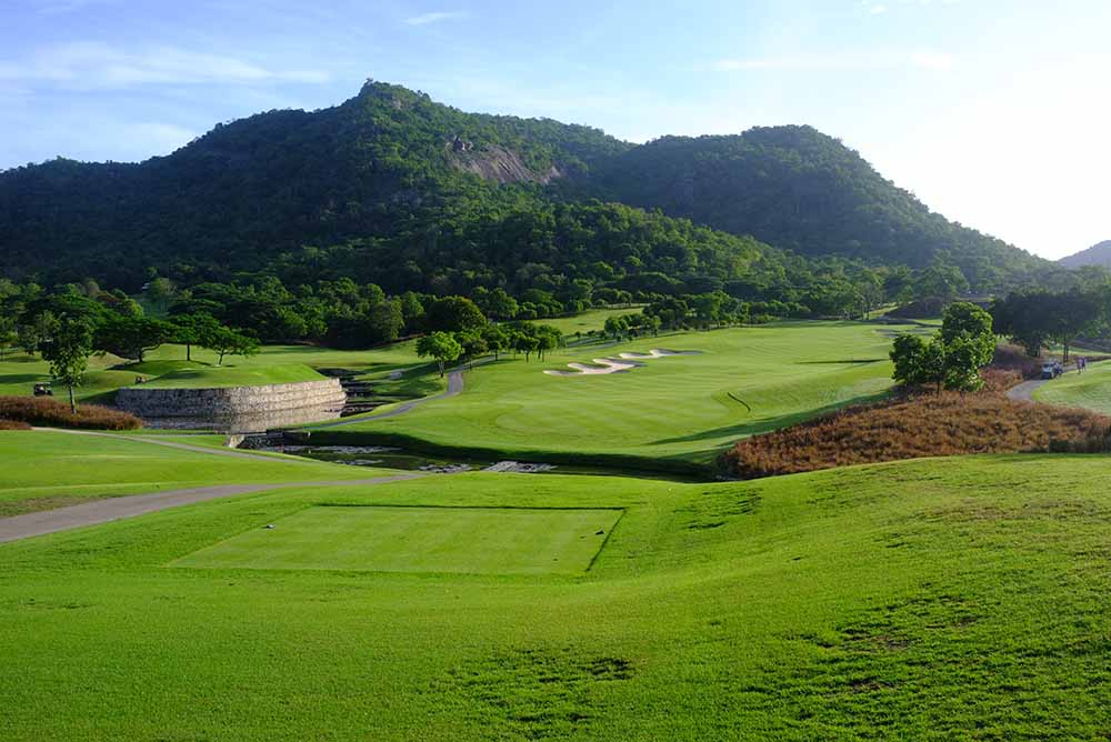 The testing opening hole at the Black Mountain East Course