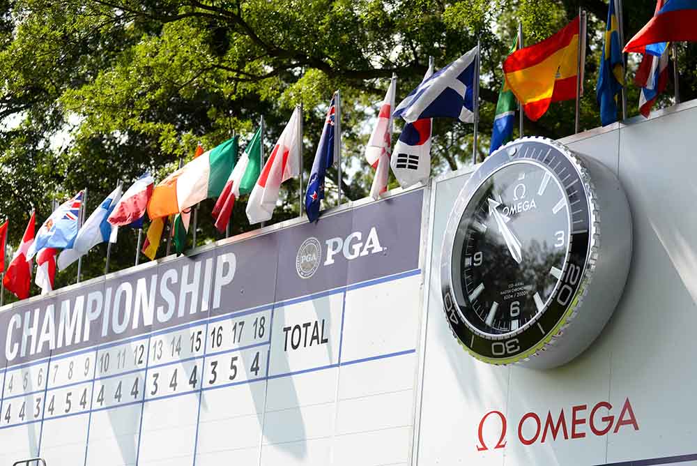 Omega concludes its week-long activation on-site at the 100th U.S. PGA Championship at Bellerive Country Club in St. Louis
