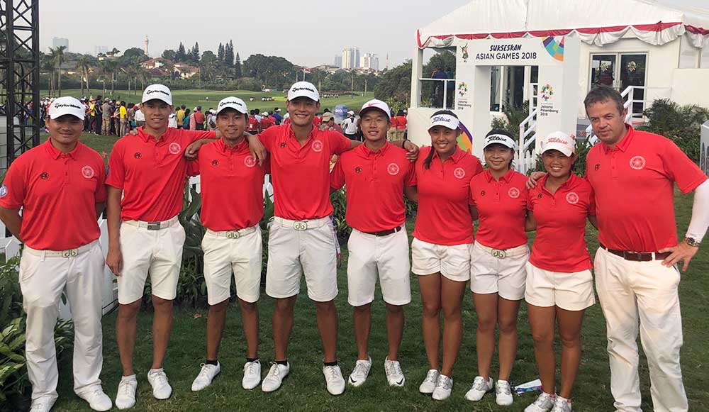 The HK Men’s and Women’s team at the 2018 Asian Games