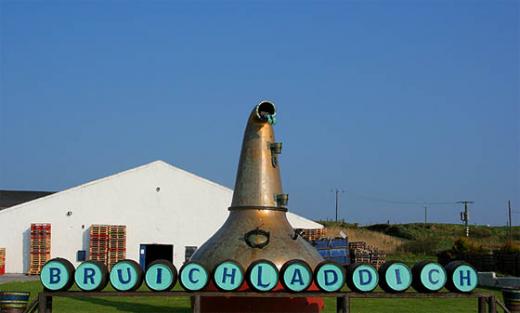 Barrels of fun - Bruichladdich distillery