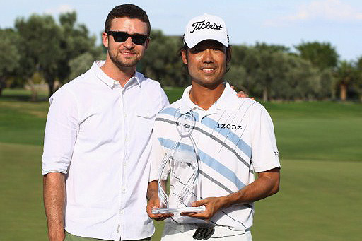 Justin Timberlake (Left) Kevin Na (Right)