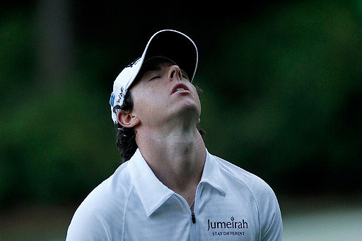 Rory McIlroy did not perform as expected at the 2012 Masters