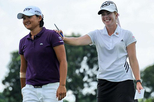 Yani Tseng (left) and Paula Creamer (right)