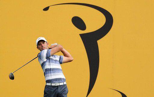 Leader Charl Schwartzel at the Maybank Malaysian Open