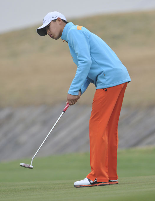 Guan Tianlang finishes 12 over par after 36 holes