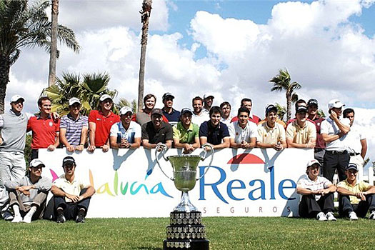 Spanish golfers prepare for the Reale Seguros Open de Espana