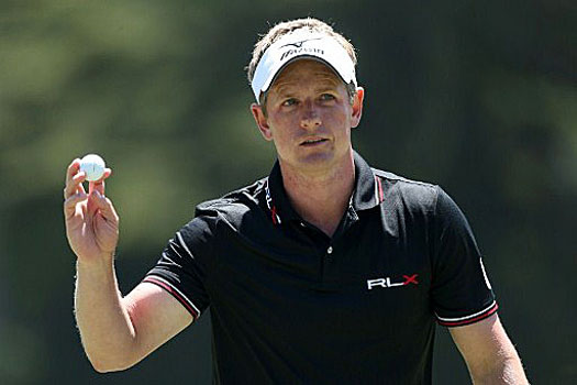 Luke Donald is made a member of the MBE