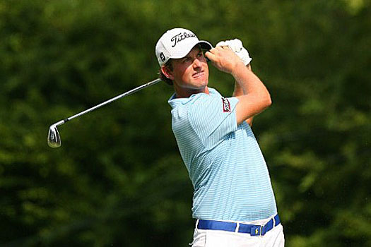 Simpson posts a five-under par 65 that includes five birdies and no bogeys