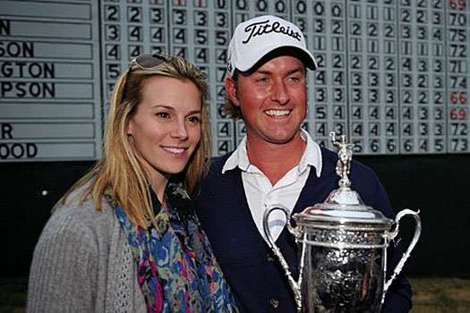 Webb Simpson and his wife Dowd