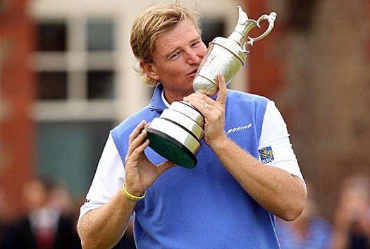 Ernie Els wins the British Open in shocking fashion