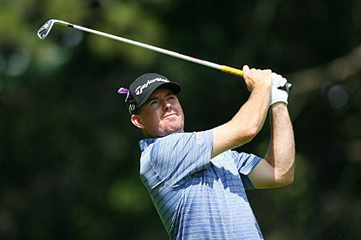 American Robert Garrigus shoots a six-under 64