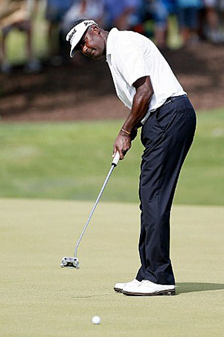 Vijay Singh is two-under through seven holes in his round