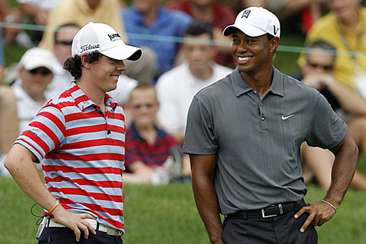 Tiger Woods and Rory McIlroy will be grouped together for the first time ever