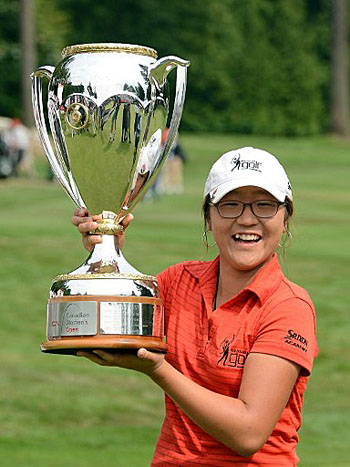 15-year-old South Korean-born Lydia Ko