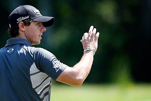 Rory McIlroy has a 12-under total of 130