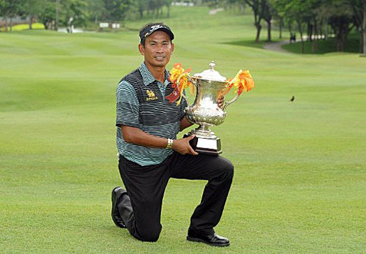 Thaworn Wiratchant claims a record 14th Asian Tour title