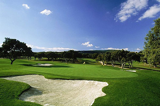 18th hole at the Valderrama Golf Club