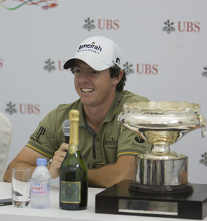 Rory McIlroy at the HK Open in 2011