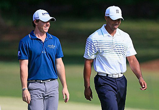 "How can I intimidate Tiger Woods?" McIlroy says