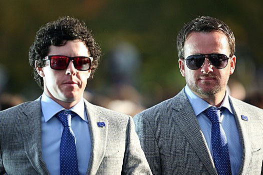 Northern Irish duo Rory McIlroy and Graeme McDowell