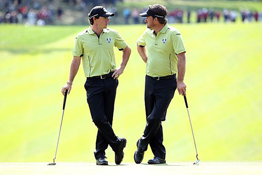 Rory McIlroy and Graeme McDowell