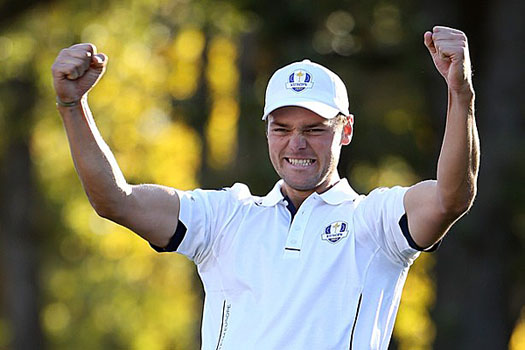 Martin Kaymer has every reasons to celebrate