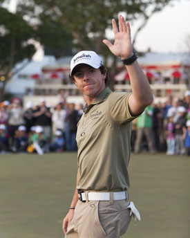 McIlroy at the 2011 Hong Kong Open