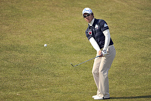 Kang is the only player to go two rounds under par