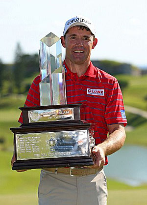 Padraig Harrington wins by one stroke