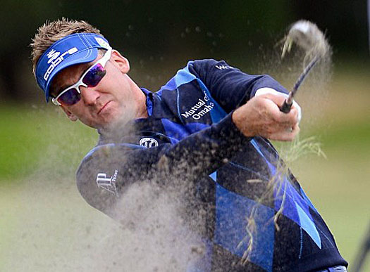 Ian Poulter is two shots behind leader Matthew Guyatt