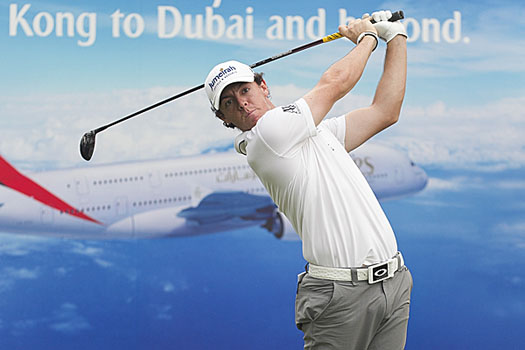 "I would like to pick up two trophies at the end of the week," McIlroy said