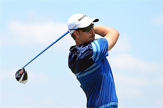 Henrik Stenson (pictured) and Gonzalo Fernandez-Castano beat Ryo Ishikawa and Bae Sang-Moon