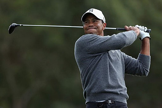 "I drove it on a string all day," Woods said