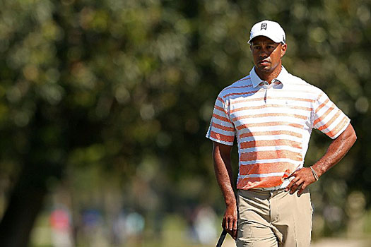 "I probably hit the ball better at Torrey but I'm putting better here," said Woods