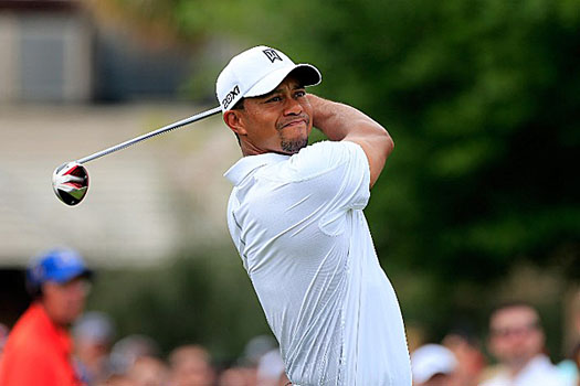 "I was very pleased with how I played," Woods said