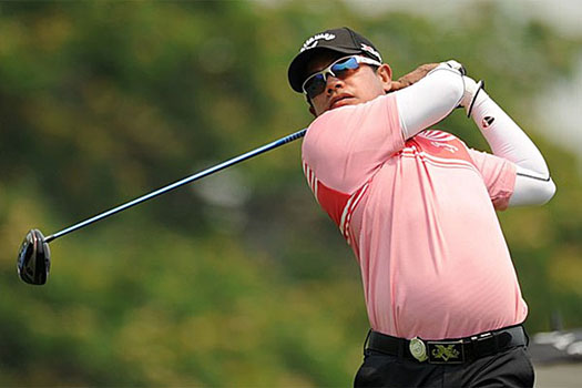 "I changed to a new golf ball and it seems to be giving me more distance," Prayad said