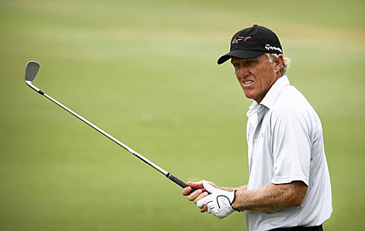 Greg Norman is Adam Scott’s boyhood idol