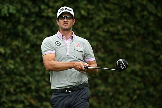 Adam Scott is at three-under