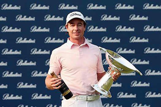 Brett Rumford wins the Ballantine’s Championship