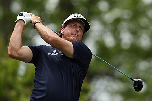 "I got off to a good start so that set a good tone for the round," Mickelson said