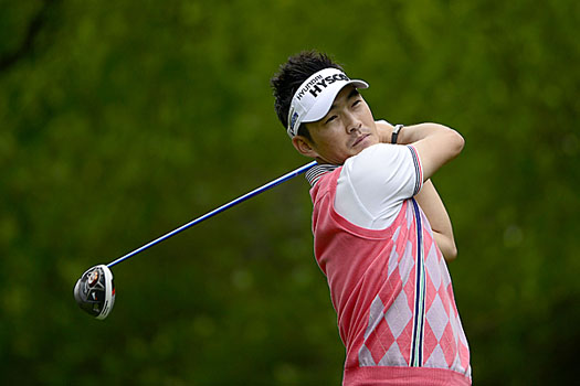 I am very happy with my score," said Kim Hyung-Sung