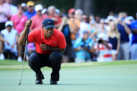 "It should be mandatory to have to swing all 14 clubs," said Tiger