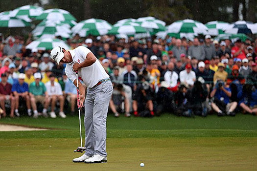 Adam Scott used a broom-handle putter to win the Masters at Augusta in April