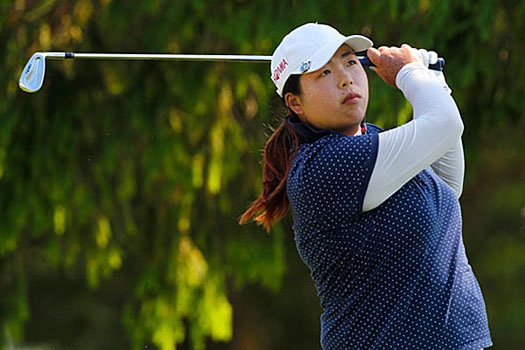 "My irons and putting have been really good," Feng said